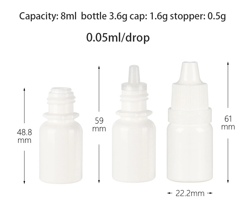Pharmaceutical 8ml Eye Drop Bottle