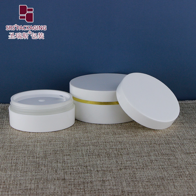 Custom Empty PP Double Wall 30g 50g 100g 150g 200g 250g 300g Cosmetic Luxury Plastic Face Cream Jar