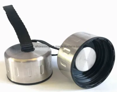 Bottle Cap / Stainless Steel Lid with Rope / Plastic Cap (SS4320)