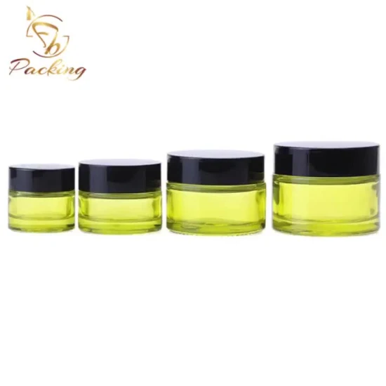 Cosmetic Packaging Empty Customized Colorful 10g Cosmetic Glass Jars Online